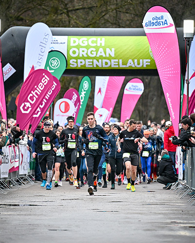 Start des Organspendelaufs 2025 in München